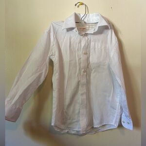 Kids white button up